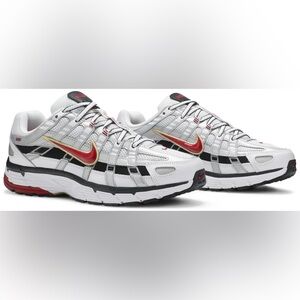 Nike P-6000 White Gold Red (Women's)